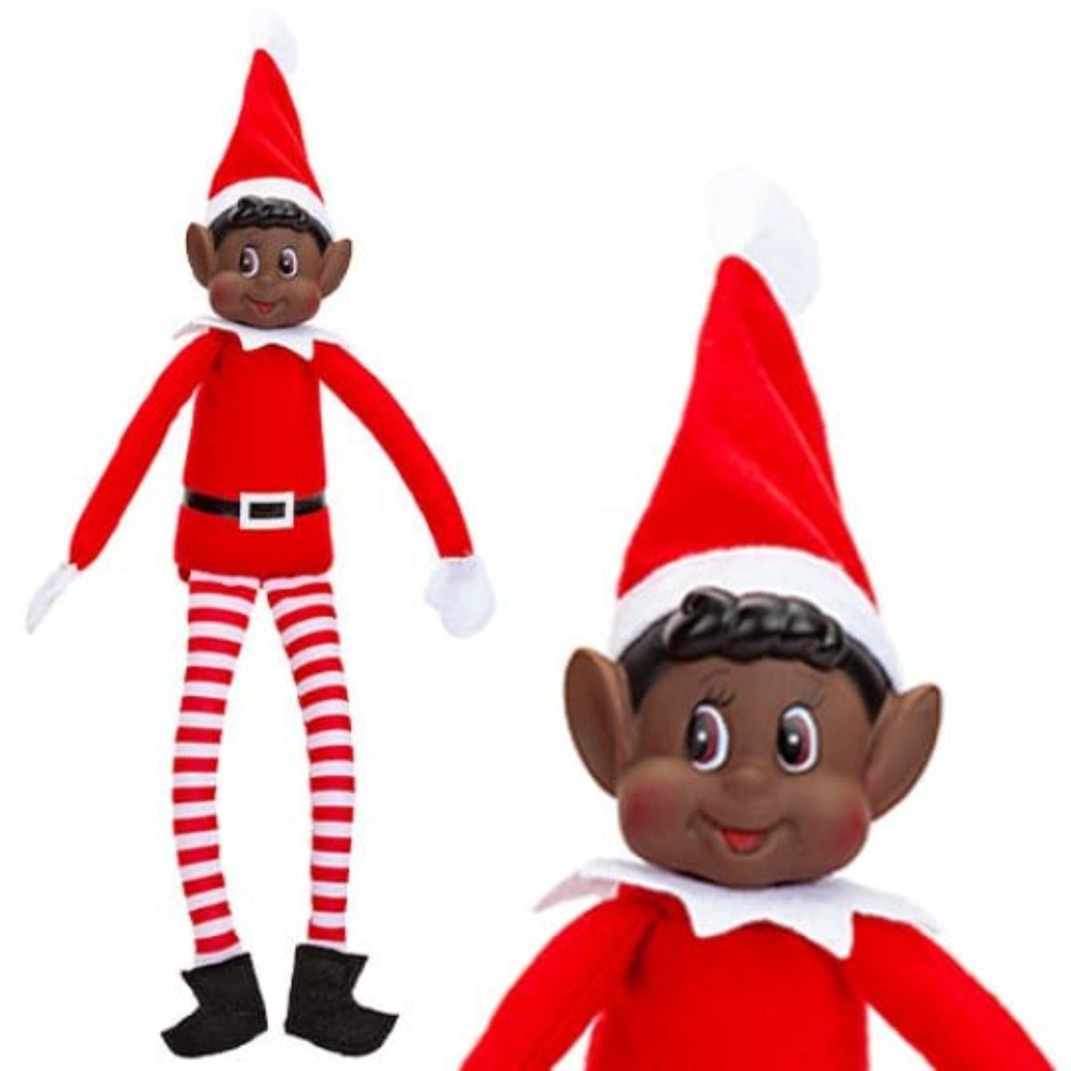 black elf on the shelf doll