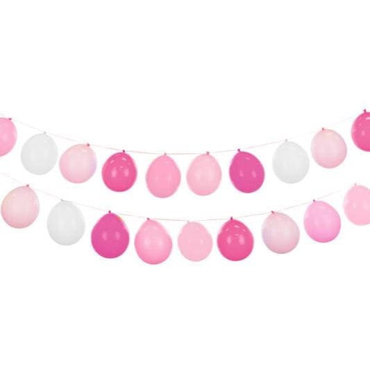 3 in 1 Pink Balloon Garland - Pink Birthday Party Decorations Balloon Kits 3 in 1 Pink Balloon Garland