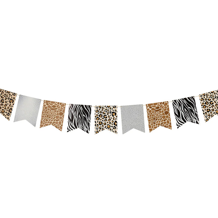 Safari Animal Print Party Bunting