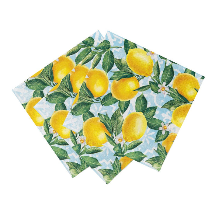 Paper Napkins Amalfi Lemon Party Paper Napkins x 20