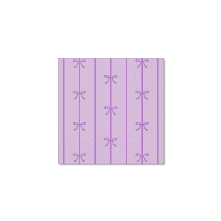 Le Lilac Signature Bow Small Napkins x 20