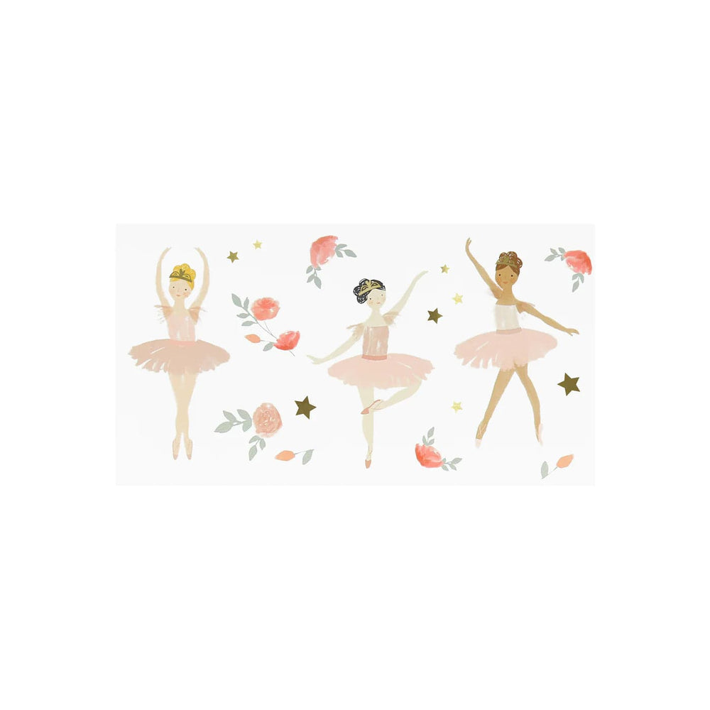 Ballerina Party Temporary Tattoos (x 2 sheets) - Ballet Party Supplies temporary tattoos Ballerina Party Temporary Tattoos (x 2 sheets)