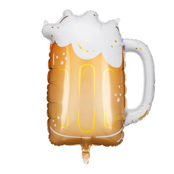 Beer Tankard Shaped Foil Balloon - Beer themed decorations Foil Balloon Beer Tankard Shaped Foil Balloon