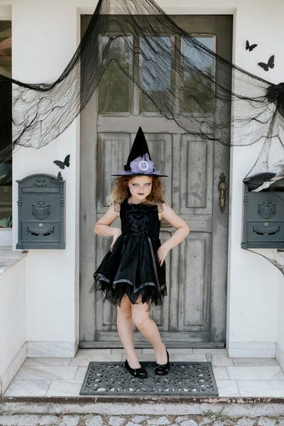 fancy dress Black & Purple Halloween Witch’s Hat