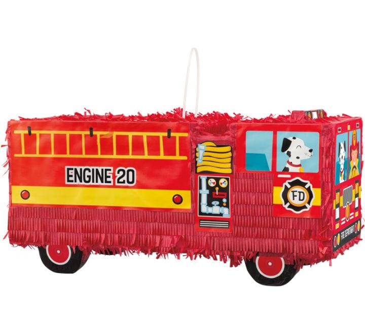 Cactus Shape 3D Piñata - Tropical theme birthday party decorations Piñatas Red Fire Engine Truck 3D Piñata