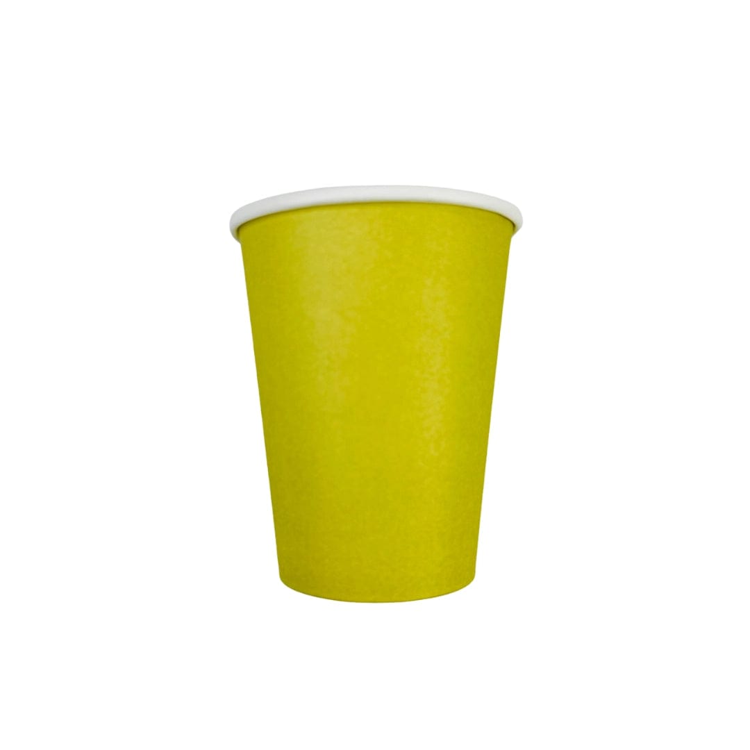 Chartreuse Party Cups x 12 - Josi James Disposable Cups Chartreuse Party Cups x 12