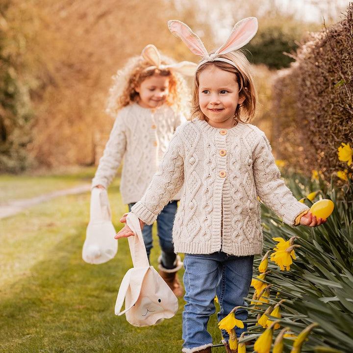 Children's White Easter Bunny Ears Headband - Easter Party Supplies UK Headbands Children's White Bunny Ears Headband