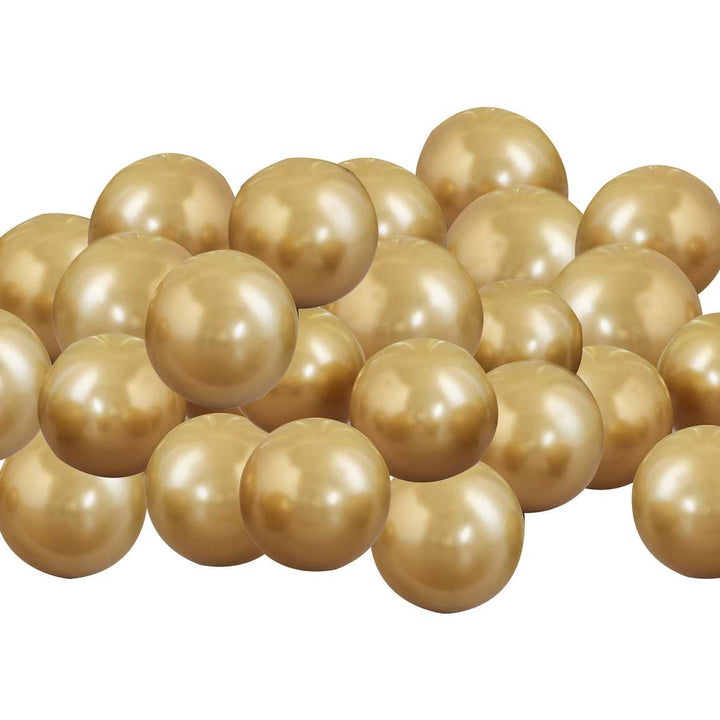 Balloons Chrome Gold Balloon Mosaic Balloon Pack