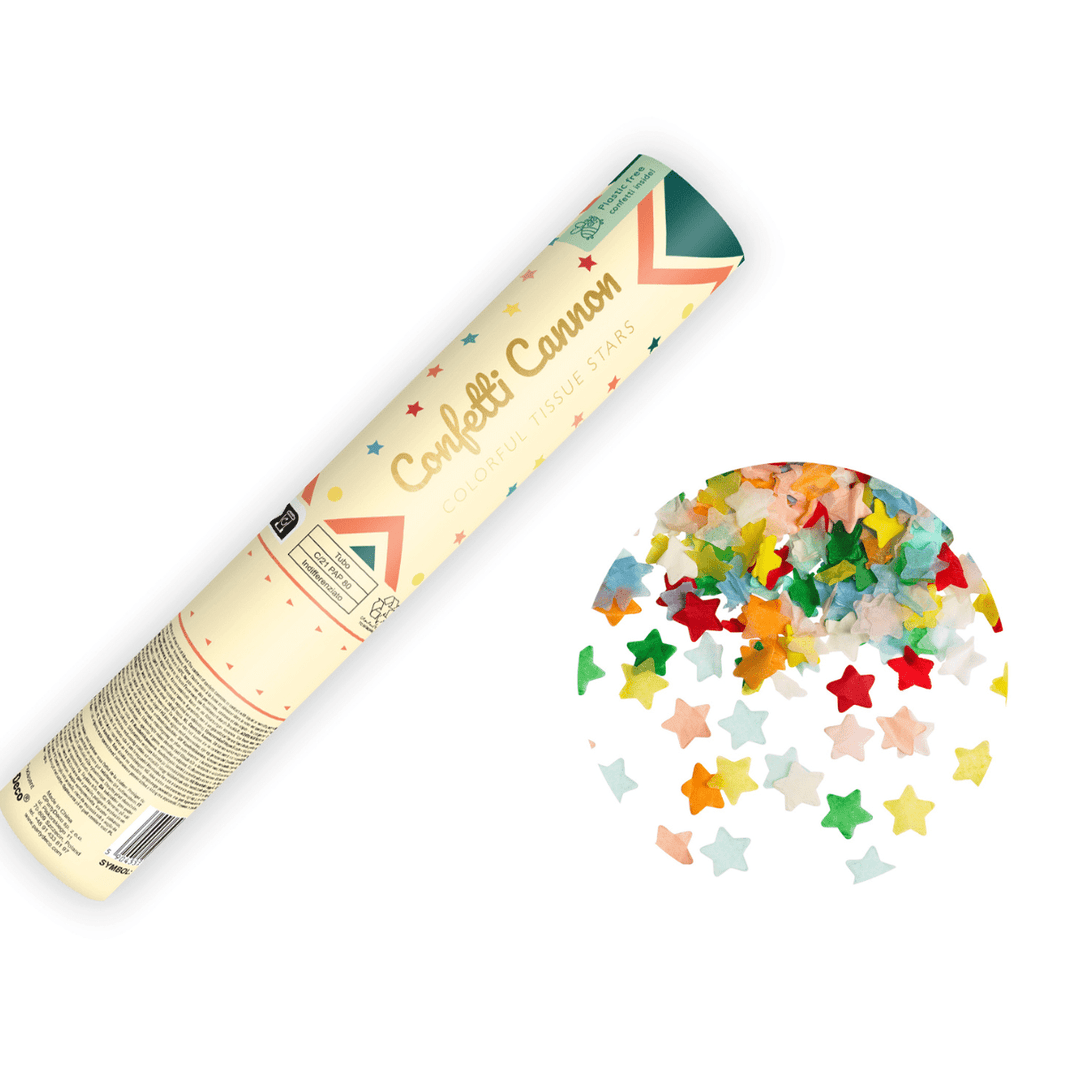 Circus Party Confetti Cannon - Circus Party Supplies Confetti Circus Party Confetti Cannon