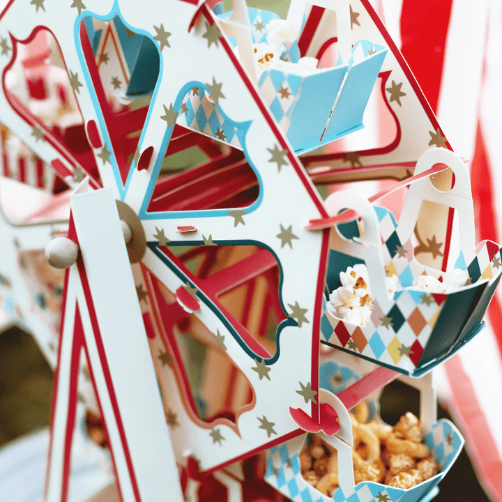 Circus Party Ferris Wheel Snack Stand - Circus Theme Decorations snack box Circus Party Ferris Wheel Snack Stand