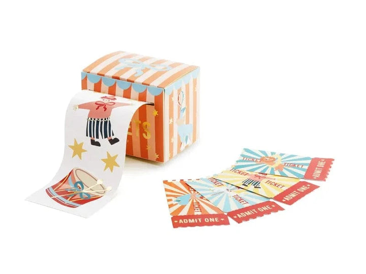 Circus Party Stickers & Entry Tickets - Circus Party Supplies Decorative Stickers Circus Party Stickers & Entry Tickets