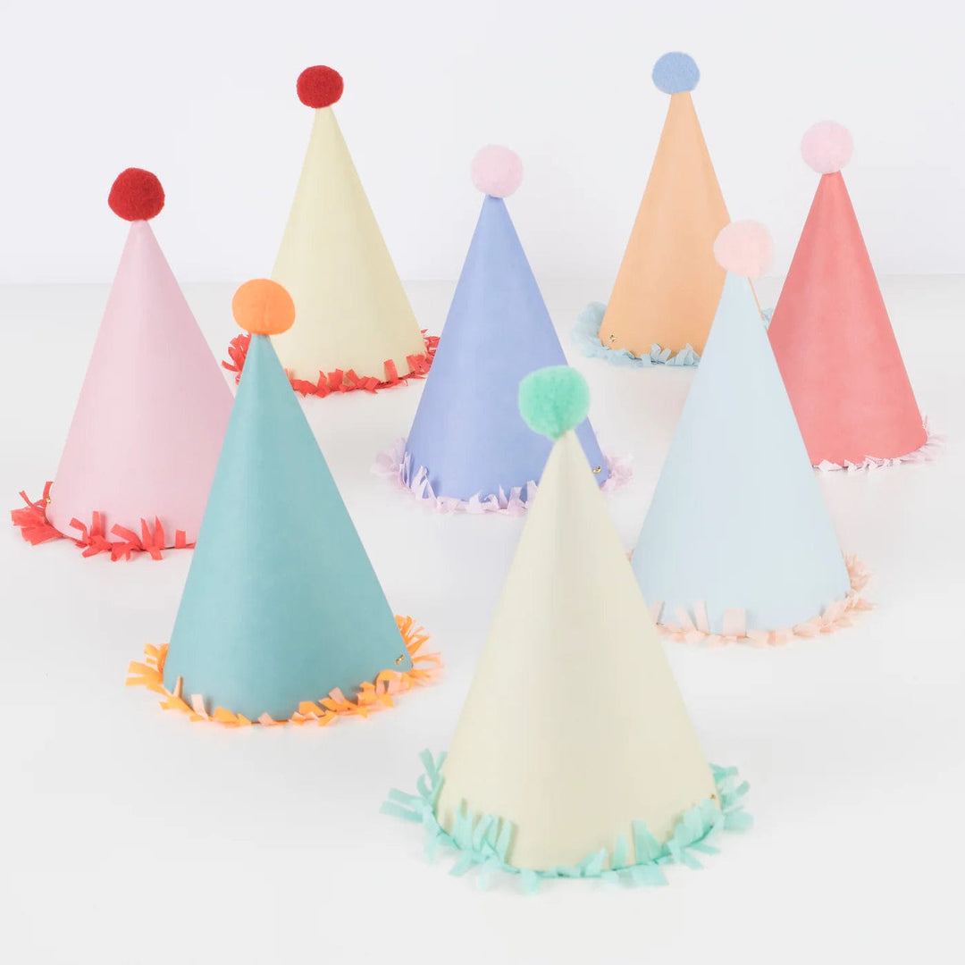 Colourful Large Party Hats - Meri Meri Party Hats Party Hats Colourful Large Party Hats