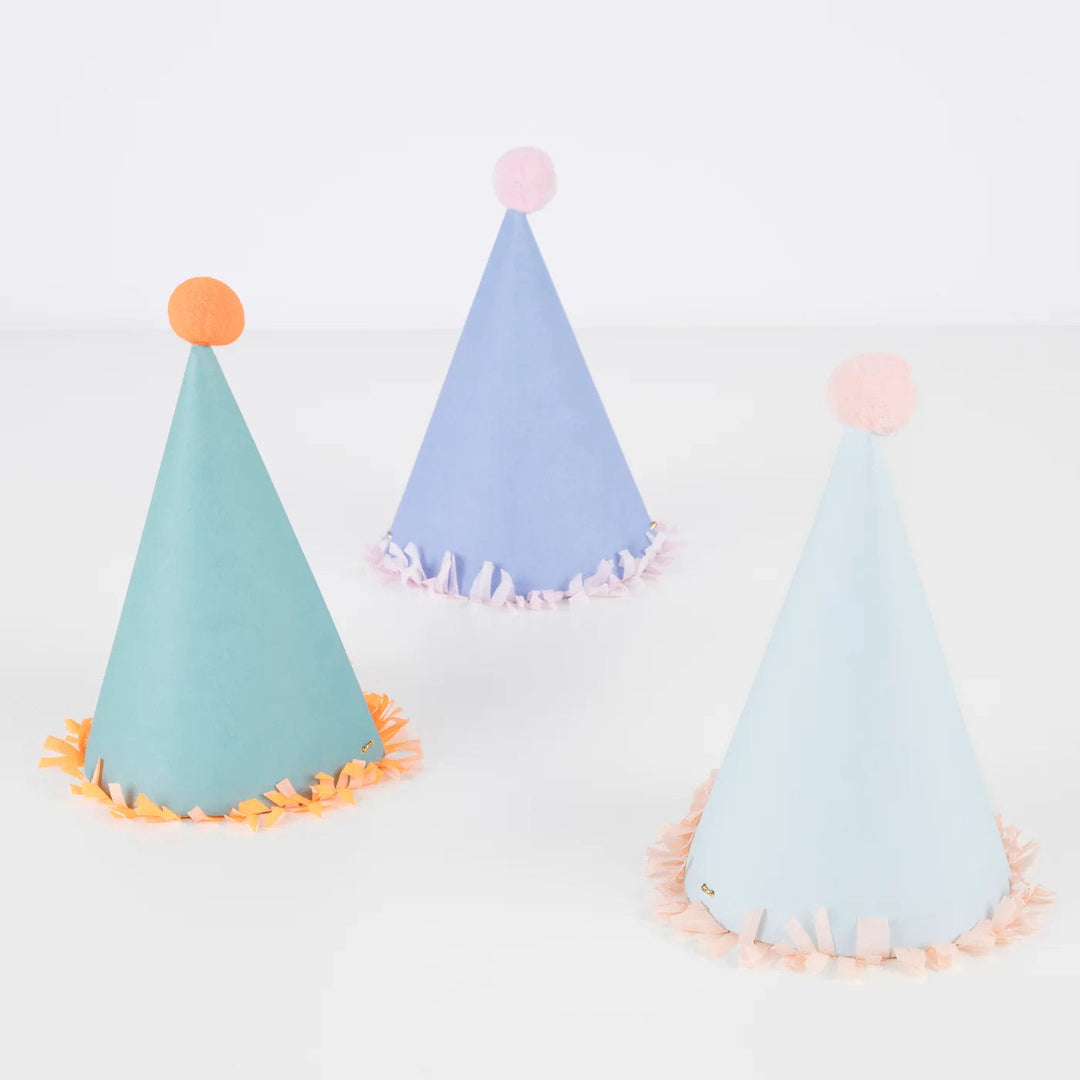 Colourful Large Party Hats - Meri Meri Party Hats Party Hats Colourful Large Party Hats