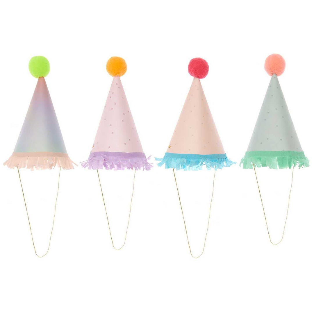 Colourful Luxe Party Hats Party Hats Luxe Party Hats x 8