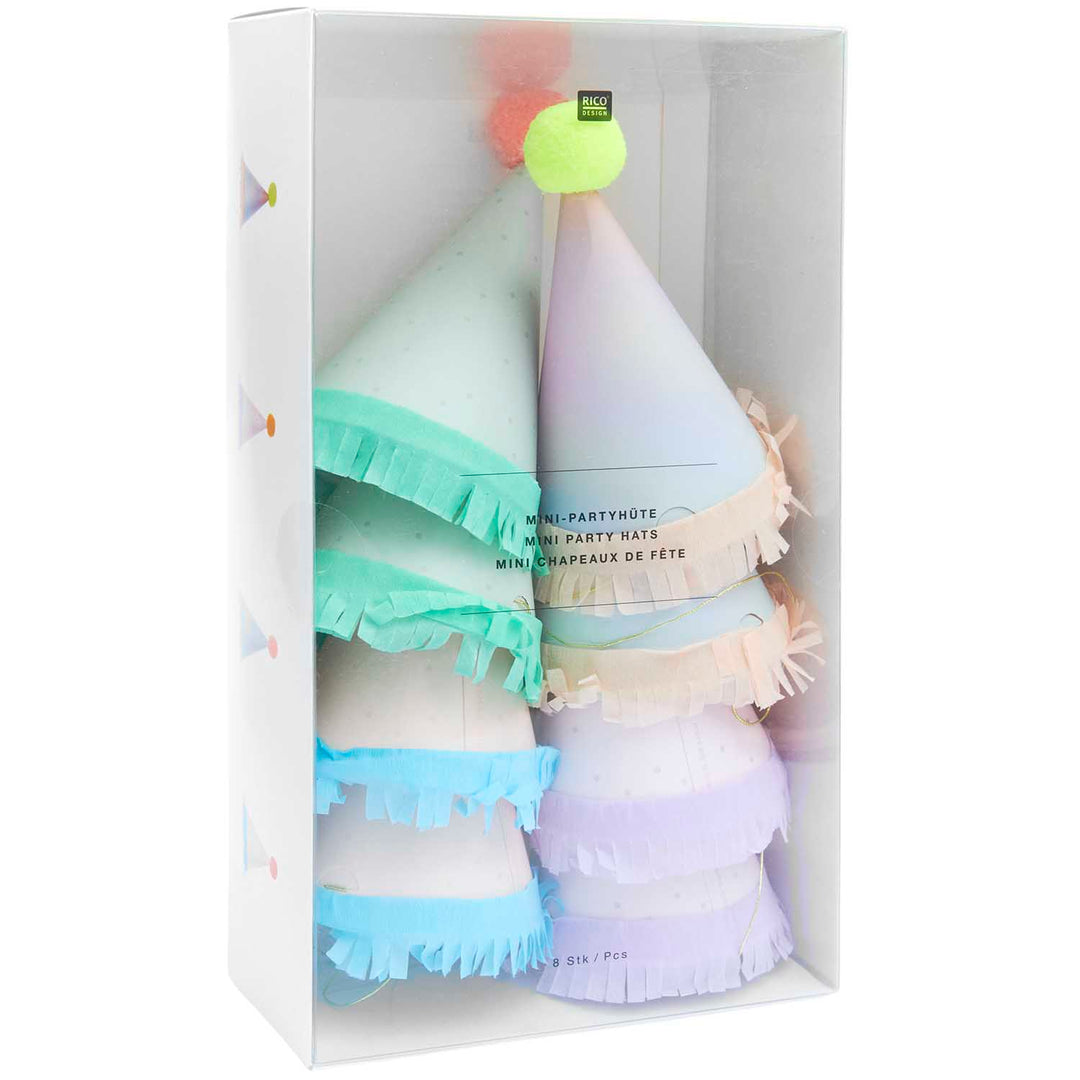 Colourful Luxe Party Hats Party Hats Luxe Party Hats x 8