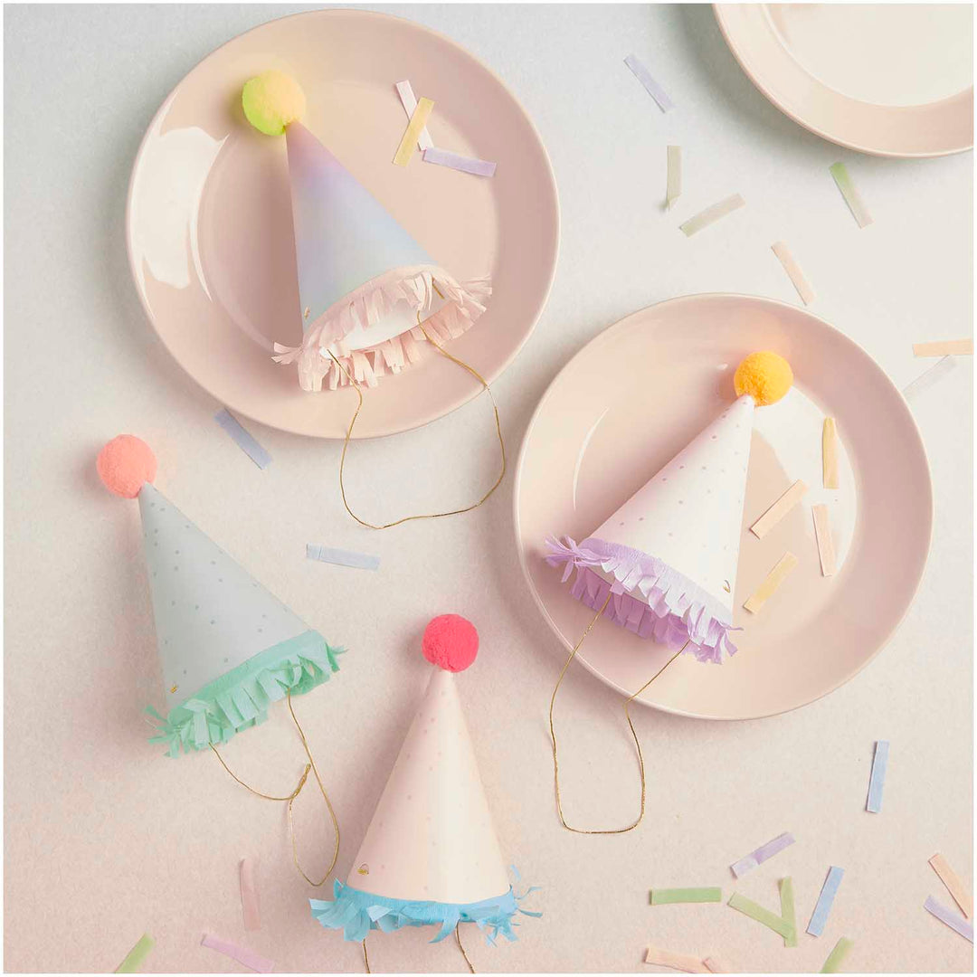 Colourful Luxe Party Hats Party Hats Luxe Party Hats x 8