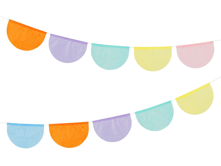 Colourful Tissue Paper Party Garland  backdrop Colourful Tissue Paper Party Garland