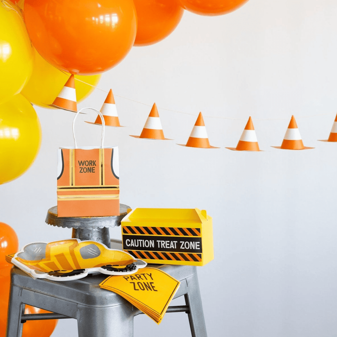 Construction Cone Party Banner - Construction Party Decorations Banners Construction Cone Party Banner