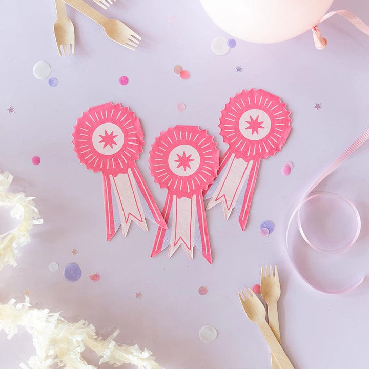 Cowgirl Party - Pony Tales "Show Ribbon" Party Napkins x 16 Pony Tales "Show Ribbon" Party Napkins x 16