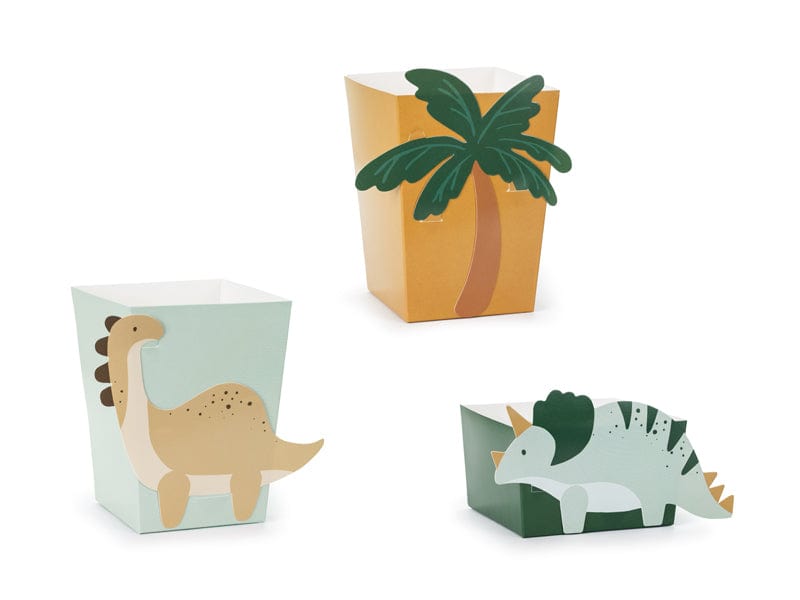 Dinosaur Party Napkins (pack of 16) - Dinosaur Party Supplies UK Bunting Dinosaur Party Snack Boxes (Pack of 6)