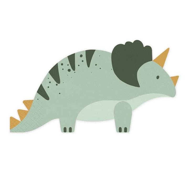 Dinosaur Party Napkins (pack of 16) - Dinosaur Party Supplies UK Paper Napkins Dinosaur Triceratops Paper Party Napkins (pack of 12)