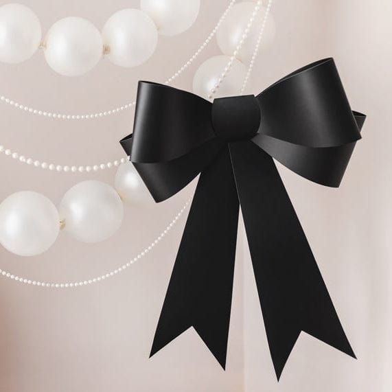 DIY Black 3D Bow Decoration - Bow Decorations Bunting DIY Black 3D Bow Decoration