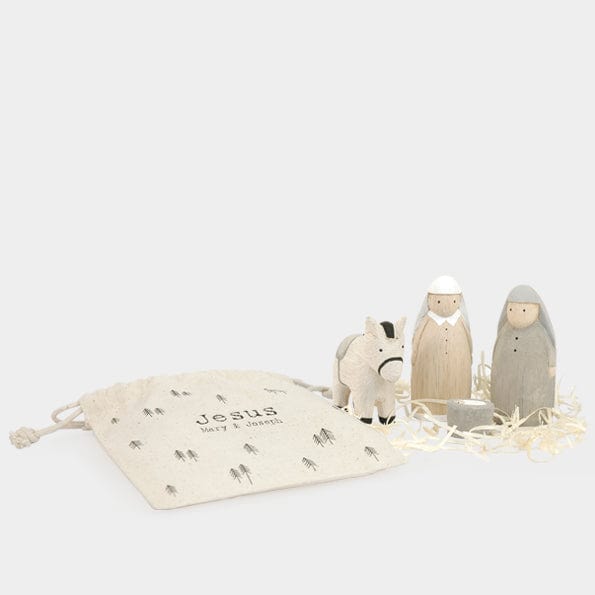 nativity set East of India Nativity Bag set - Jesus, Mary & Joseph