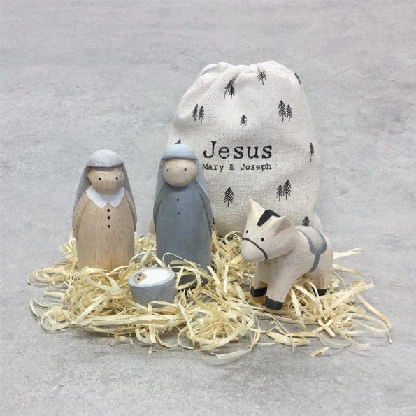 nativity set East of India Nativity Bag set - Jesus, Mary & Joseph