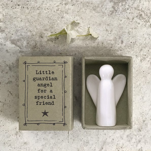 East of India - Porcelain Matchbox Angel - Special Friend ornament East of India - Porcelain Matchbox Angel - Special Friend