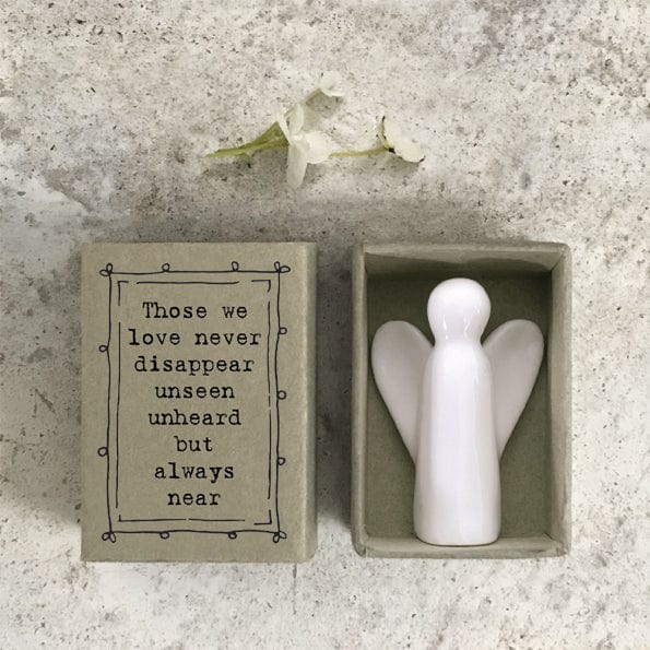 East of India - Porcelain Matchbox Angel - Those We Love ornament East of India - Porcelain Matchbox Angel - Those We Love