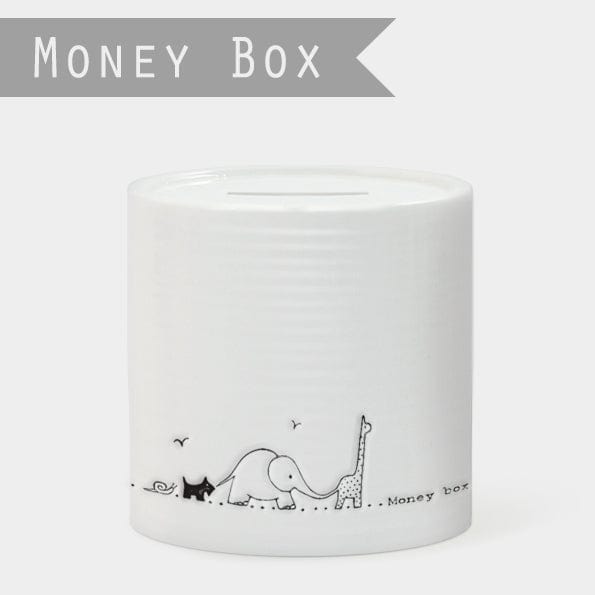 East of India Porcelain Money Box - Nursery Animals ornament East of India Porcelain Money Box - Nursery Animals