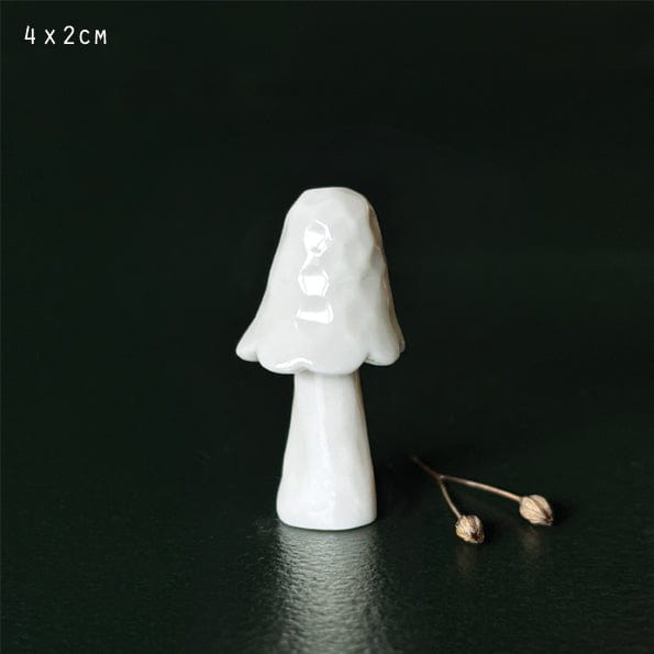 ornament East of India Porcelain Mushroom - Woodland cap