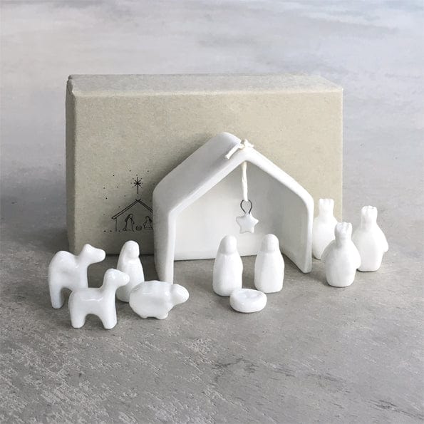 nativity set East of India Porcelain Nativity Set