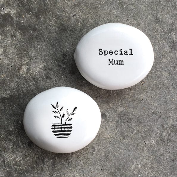 East of India Porcelain Pebble - Special Mum - Mother's Day Gift gift East of India Porcelain Pebble - Special Mum