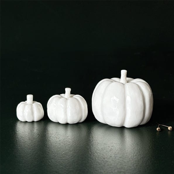 ornament East of India Porcelain Pumpkin - Medium