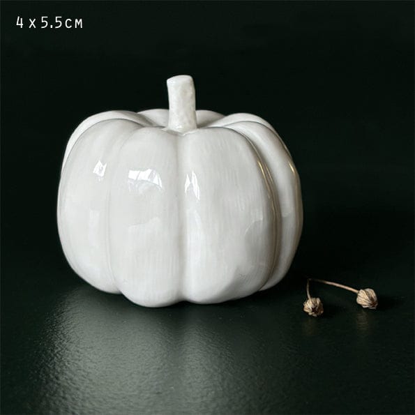 ornament East of India Porcelain Pumpkin - Medium