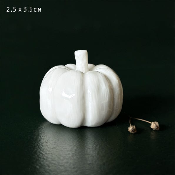 ornament East of India Porcelain Pumpkin - Small