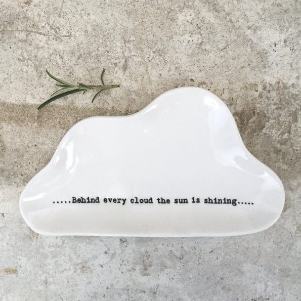 East of India Porcelain Wobbly Cloud Dish - Behind Every Cloud ring dish East of India Porcelain Wobbly Cloud Dish - Behind Every Cloud