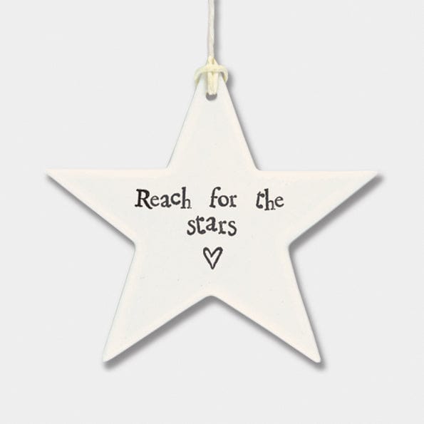 Decor East of India Reach for the Stars Porcelain Star