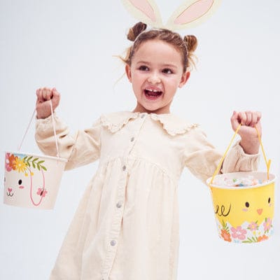 Easter Treat Buckets x 2 - Easter Supplies sweet bucket Easter Treat Buckets x 2