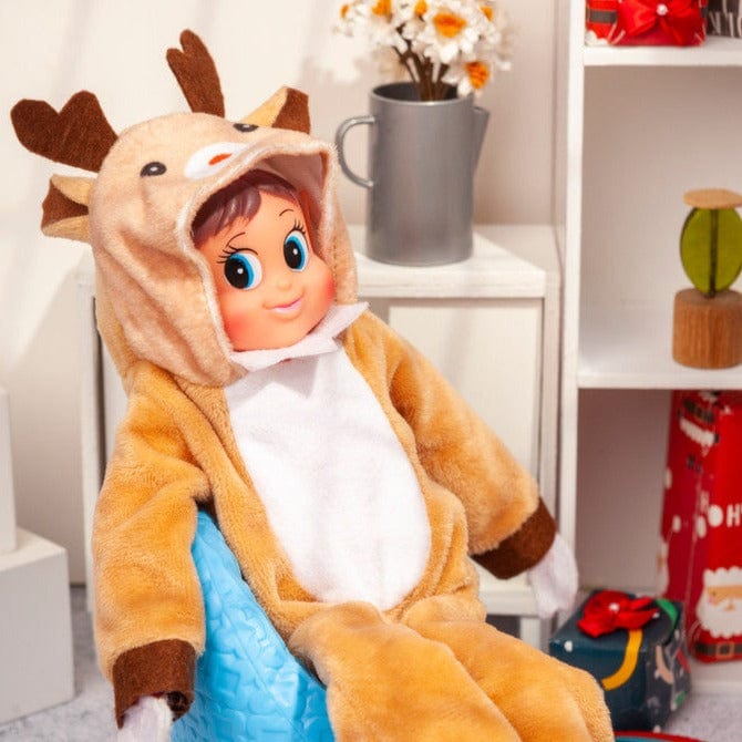 Elf on the Shelf - Reindeer with Antlers outfit for Elf elf doll Reindeer with Antlers outfit for Elf