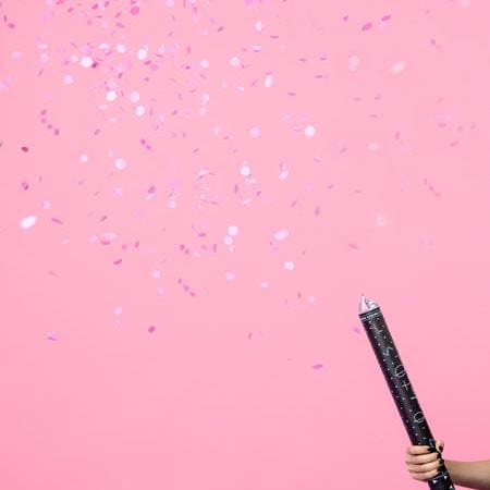 Party Supplies Gender Reveal Confetti Cannon - Pink