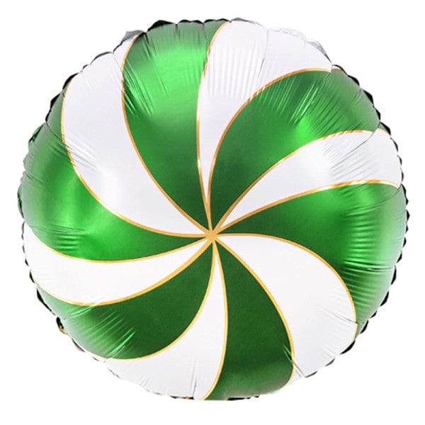 Green & White Christmas Candy Foil Balloon (18 inch) Balloons Green & White Christmas Candy Foil Balloon (18 inch)