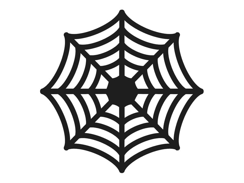 Halloween Spiderweb Place Mats x 4 - Halloween Party Supplies place mat Halloween Spiderweb Place Mats x 4