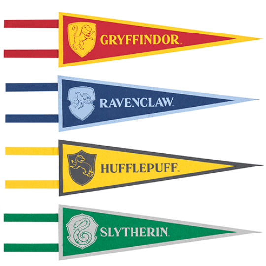 Banners Harry Potter Hogwarts Party Fabric Pennant Banners