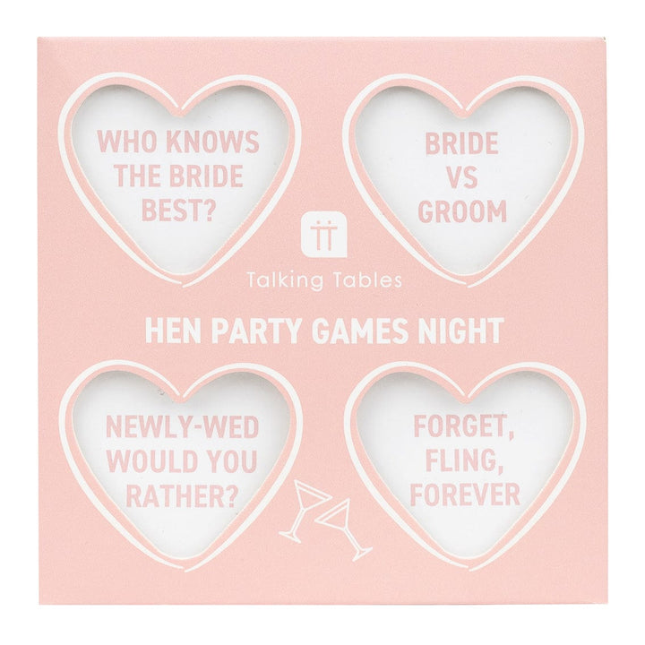 Party Games Hen Party Games Night - 4 Pack