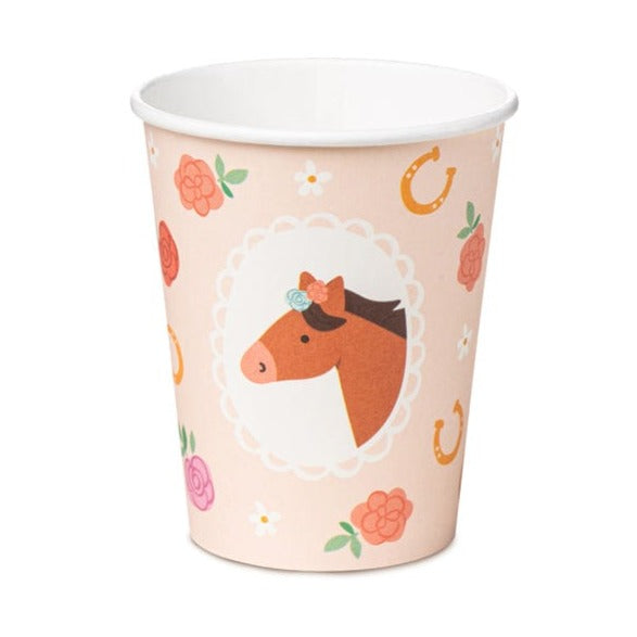 Horse Party Napkins x 12 - Horse Party Supplies Paper Napkins Horse Party Cups x 6