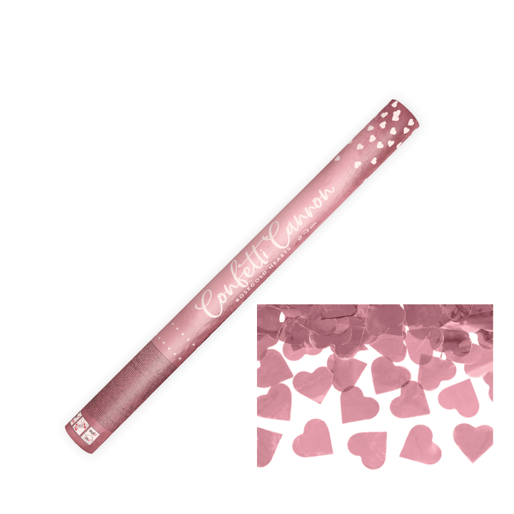 Confetti Large 60cm Rose Gold Wedding Confetti Cannon