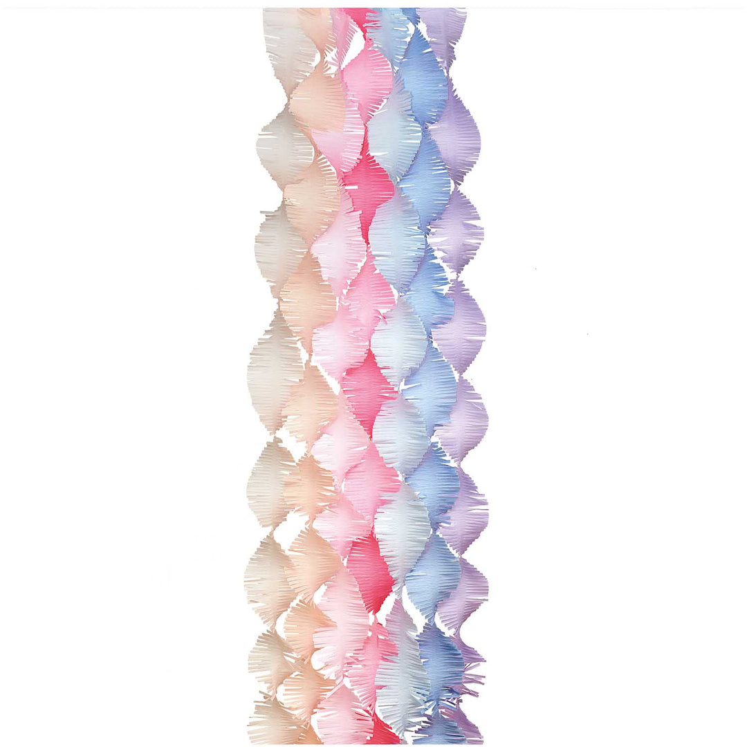 Luxury Crepe Streamer Set - Pastel Party Decorations streamers Luxury Crepe Streamer Set - Pastels