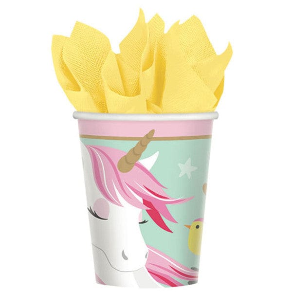 Magical Unicorn Paper Cups x 8 - Unicorn Birthday Party party cup Magical Unicorn Paper Cups x 8